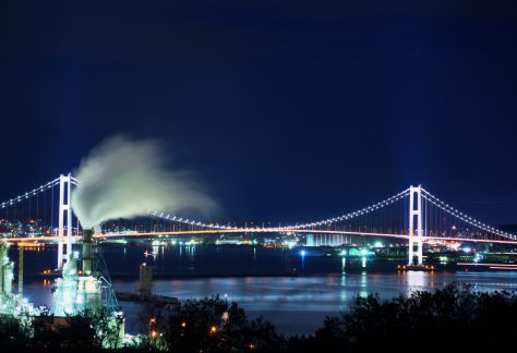 室蘭の工場夜景